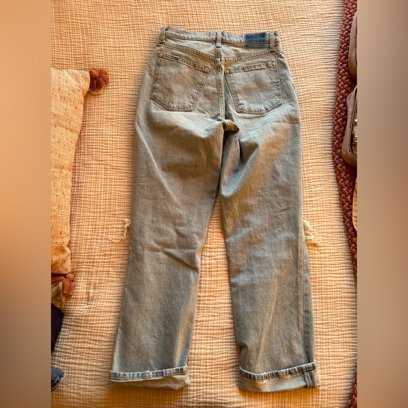Abercrombie 90s straight ultra high rise Jean, curve love - Picture 2 of 3